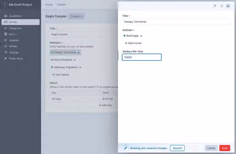 Control panel slideouts