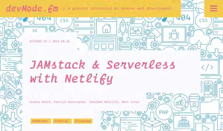 Devmodefm jamstack netlify