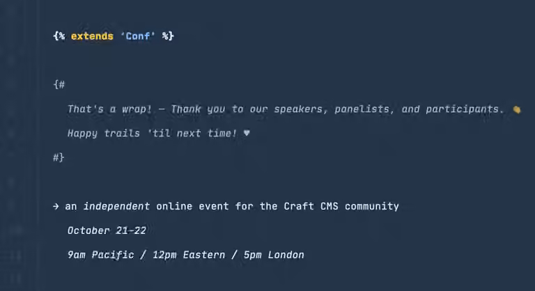 Extends conf