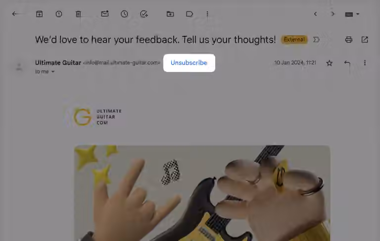 Gmail one click unsubscribe