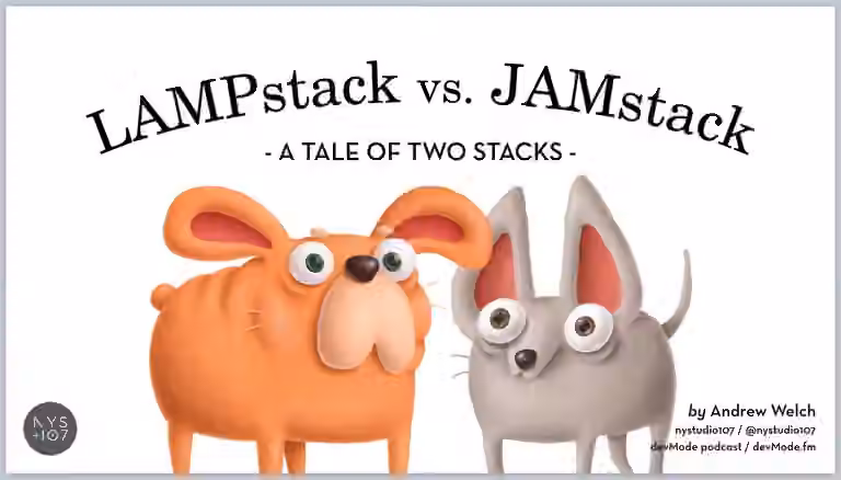 Lampstack versus jamstack