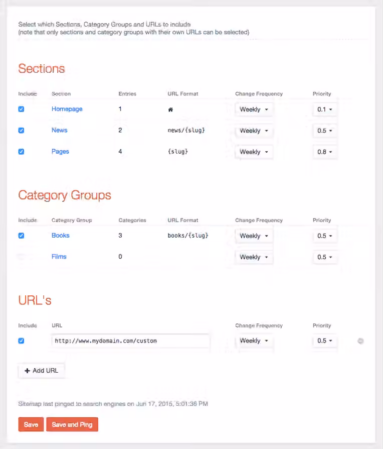Craft Sitemap 05